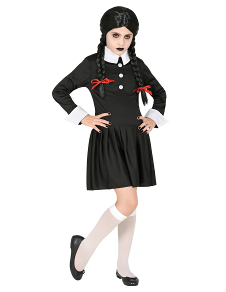 Déguisement Mercredi Fille pour Halloween