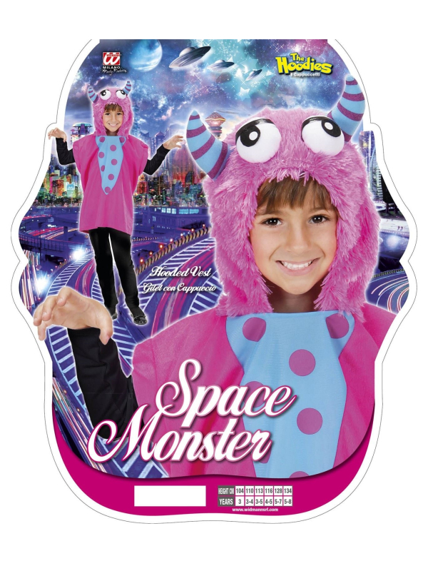 Déguisement Mignon de Petit Monstre Rose pour Fille : Soyez adorable et effrayante à la fois