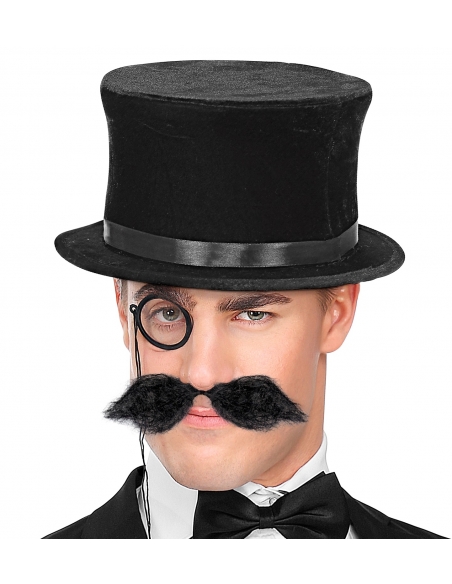 Moustache Schnauzer Noire - Ajoutez une touche de charme à votre visage