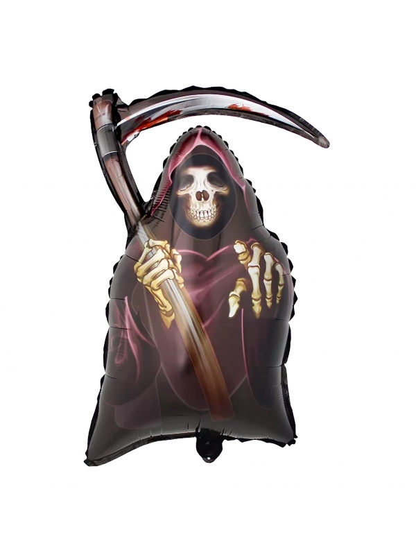 Ballon Aluminium de Faucheuse pour Halloween : Créez une ambiance effrayante