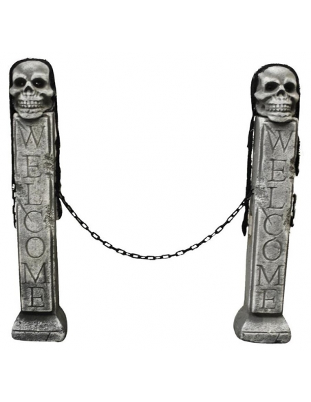 Piliers de Cimetière - Décoration d'Halloween originale
