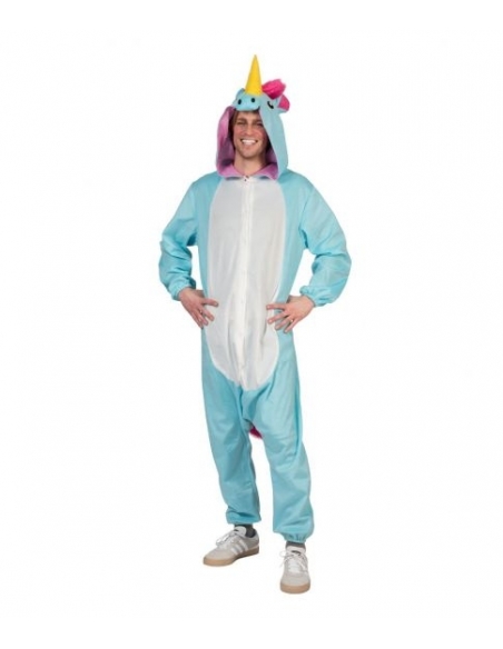 Faites sensation avec le déguisement de licorne bleue pour adultes