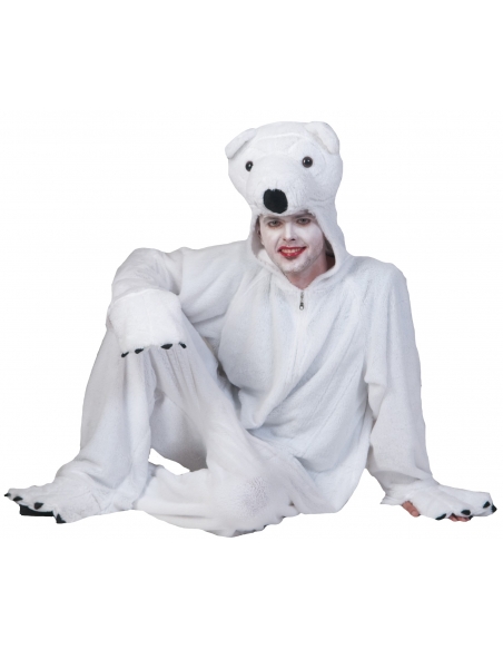 Déguisement Ours Polaire en Peluche pour Adulte - Confortable et Réaliste