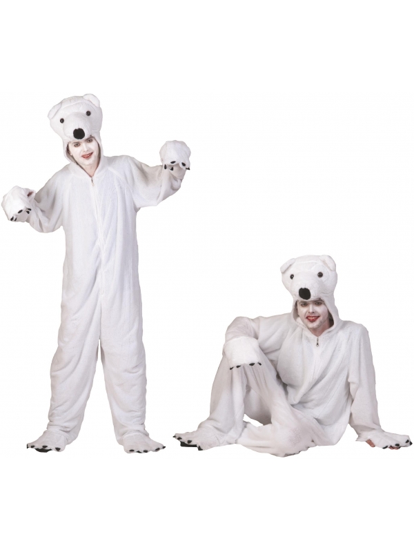 Déguisement Ours Polaire en Peluche pour Adulte - Confortable et Réaliste