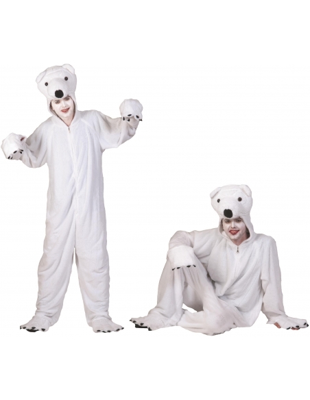 Déguisement Ours Polaire en Peluche pour Adulte - Confortable et Réaliste