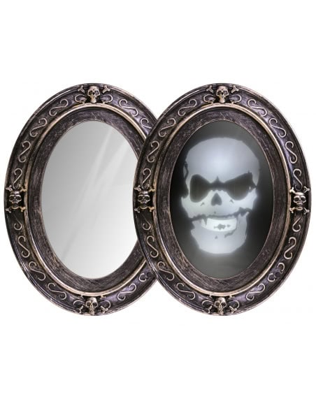 Miroir d'Horreur Parlant Halloween - Décoration Effrayante pour une Ambiance Terrifiante