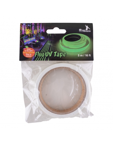 Ajoutez une touche vibrante à vos créations avec le ruban adhésif fluo vert de 5 mètres x 15 mm