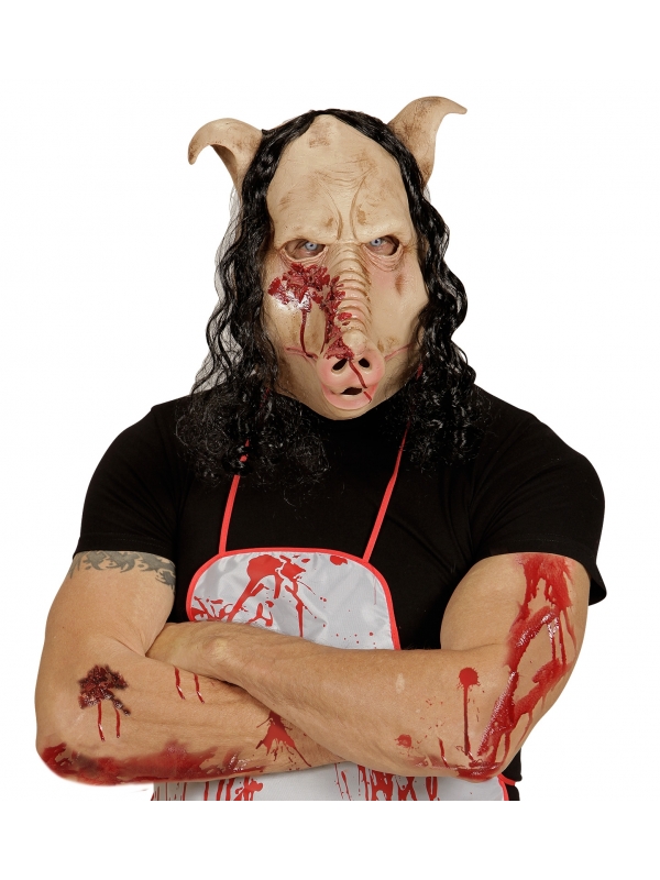 Masque Tête Complète Cochon : Plongez dans l'Horreur