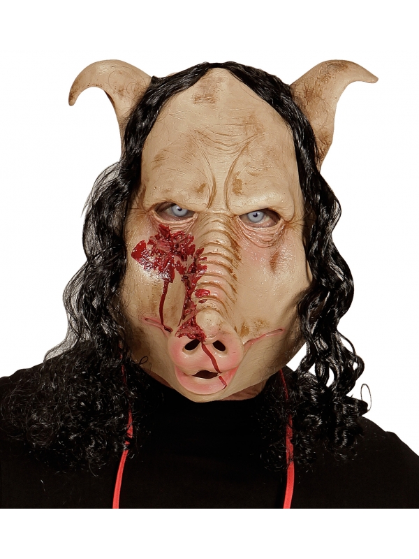 Masque Tête Complète Cochon : Plongez dans l'Horreur