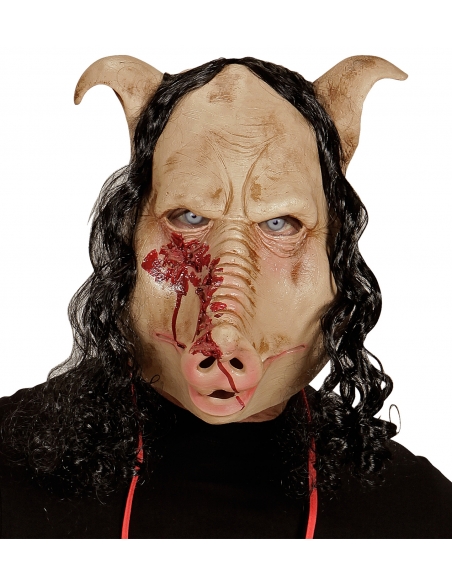 Masque Tête Complète Cochon : Plongez dans l'Horreur