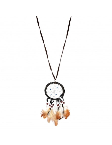 Collier indien avec attrape rêves : un bijou ethnique et mystique