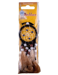 Collier indien avec attrape rêves : un bijou ethnique et mystique 2
