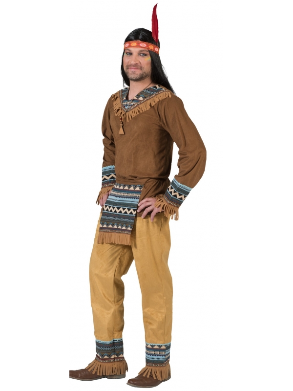 Déguisement indien pour homme du S/M au XXL/XXXL