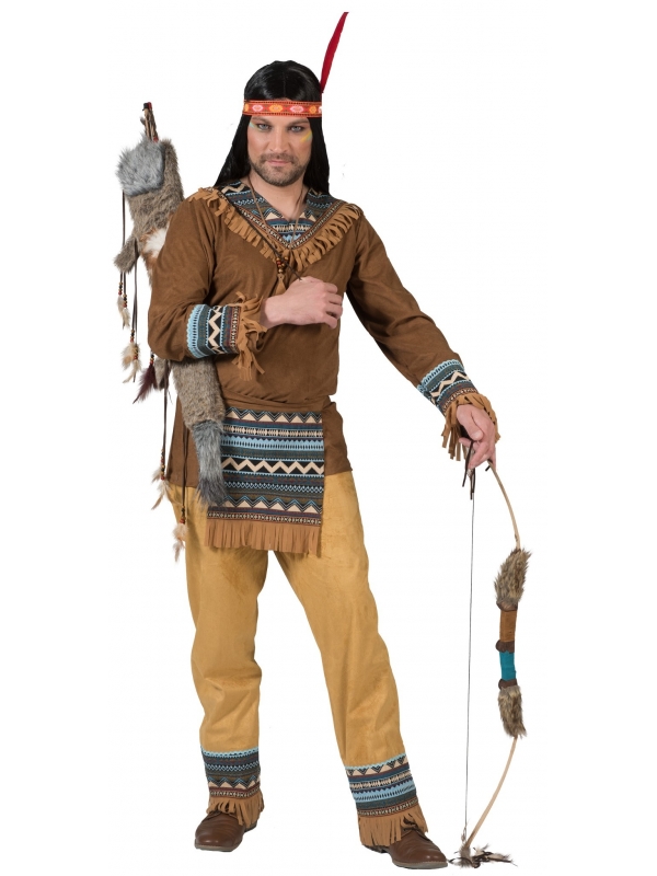 Déguisement indien pour homme du S/M au XXL/XXXL