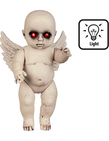 Décoration Halloween : Bébé ange effrayant (30cm)