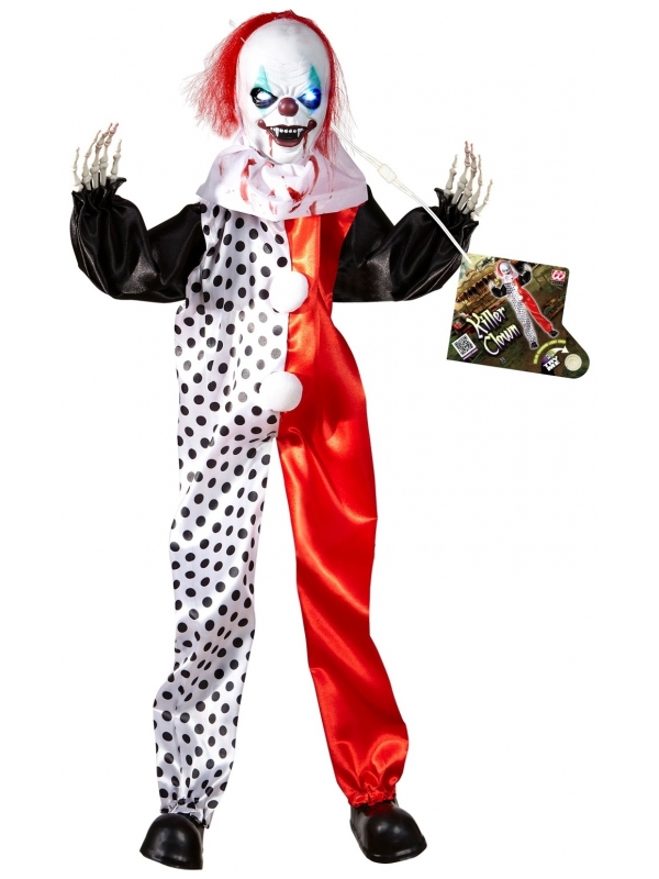 Automate clown assassin 90 cm avec son et lumière