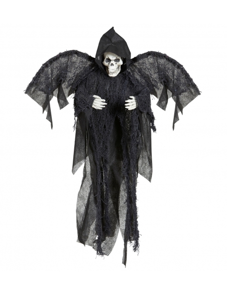 Décoration Halloween à Suspendre : "Faucheur avec Ailes" - 51 cm
