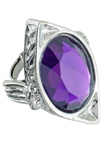 Bague Gothique avec Pierre Violette : Une Touche Mystique pour Votre Look