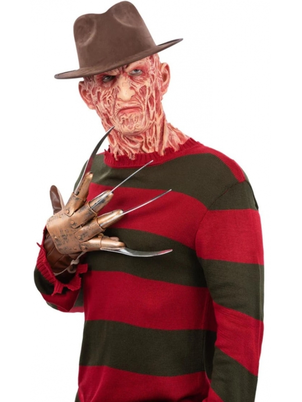 Effrayez vos amis avec le pull-over Freddy Krueger : iconique pour Halloween