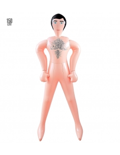Bonhomme Gonflable 150 cm avec Torse Poilu - Parfait pour Enterrement de Vie de Jeune Fille