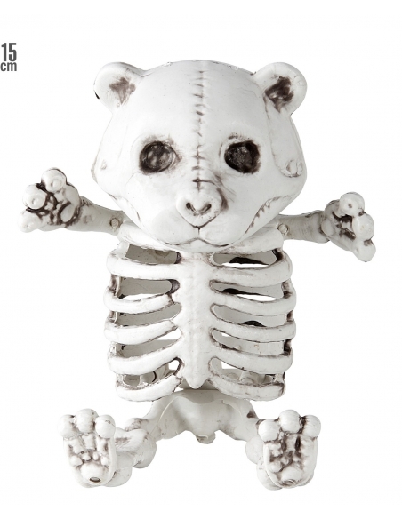 Squelette Ours en peluche : déco halloween