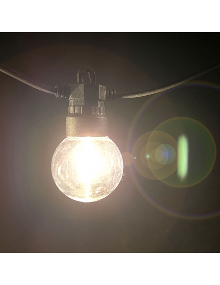 Grande Guirlande Lumineuse de 12,5 m avec 20 LED Lampes