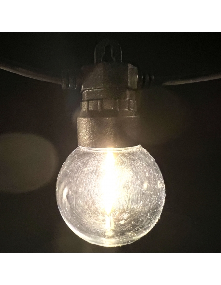 Grande Guirlande Lumineuse de 12,5 m avec 20 LED Lampes