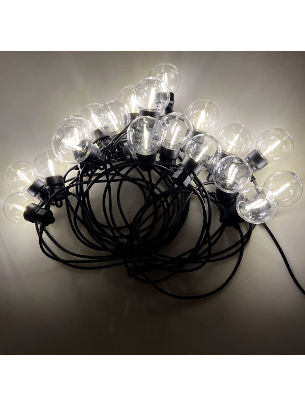 Grande Guirlande Lumineuse de 12,5 m avec 20 LED Lampes