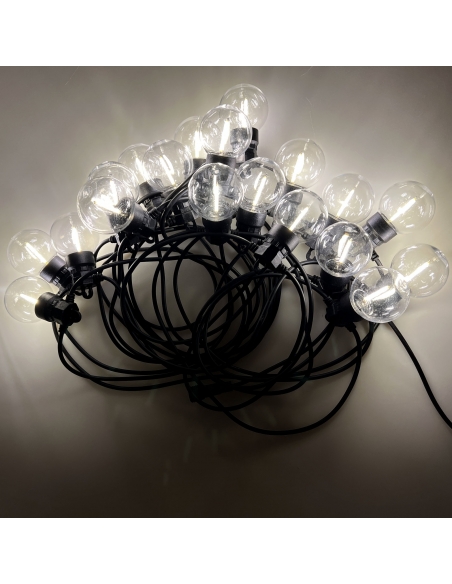 Grande Guirlande Lumineuse de 12,5 m avec 20 LED Lampes