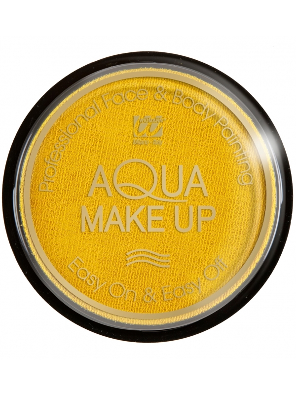 Maquillage à l'Eau Jaune - 15 g : Qualité Professionnelle pour Visage et Corps
