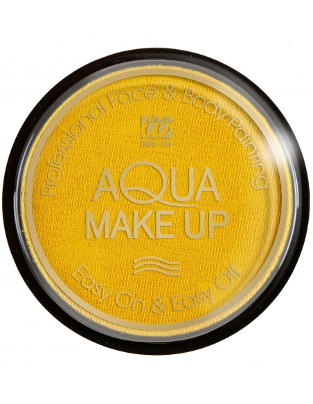 Maquillage à l'Eau Jaune - 15 g : Qualité Professionnelle pour Visage et Corps
