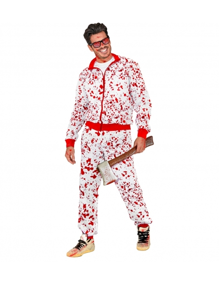 Déguisement Halloween Taché de Sang : Survêtement, Veste et Pantalon