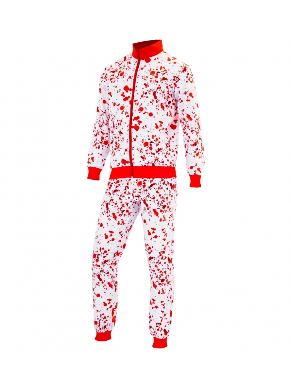 Déguisement Halloween Taché de Sang : Survêtement, Veste et Pantalon