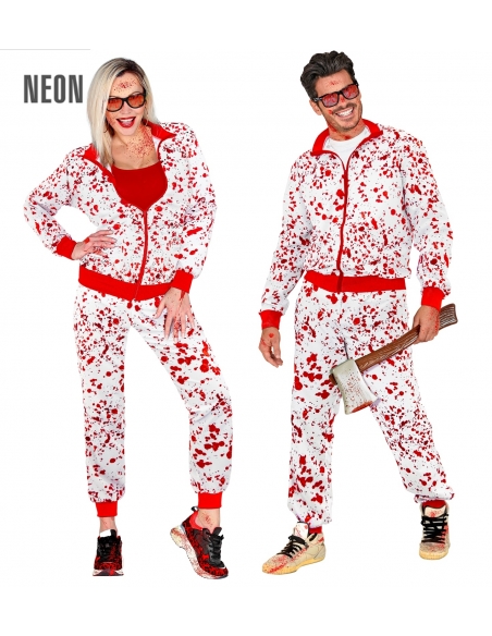 Déguisement Halloween Taché de Sang : Survêtement, Veste et Pantalon