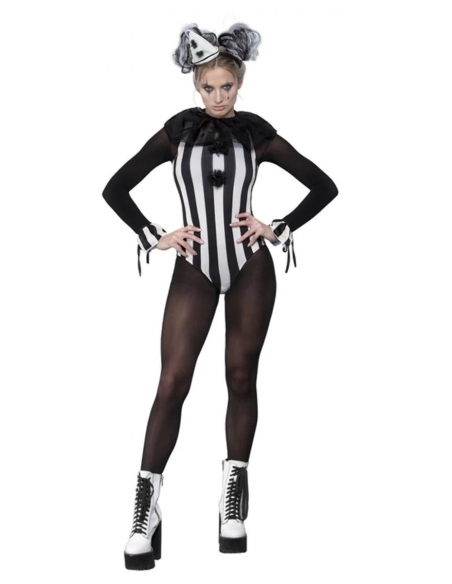 Déguisement Femme Clown Pierrot Vintage sexy