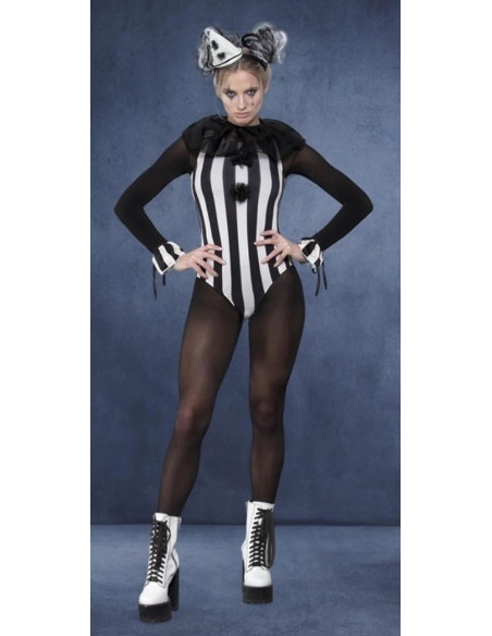 Déguisement Femme Clown Pierrot Vintage sexy