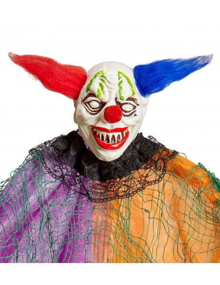 Décoration Halloween : Clown Terrifiant de Cirque Hanté à Suspendre