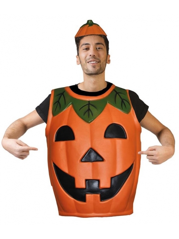 Transformez-vous en Citrouille Festive : Découvrez le Set Citrouille en Mousse 2PCS pour Adulte