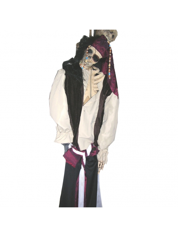 Décoration Pirate Squelette pour Halloween - 150cm : Une Terreur Authentique