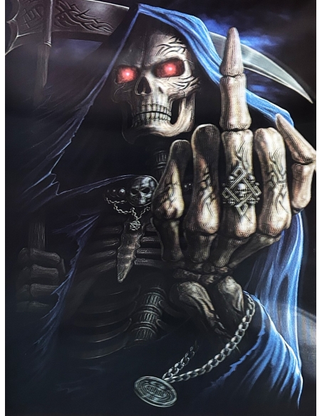 Affiche Holographique 5D Halloween : Une Plongée dans l'Horreur