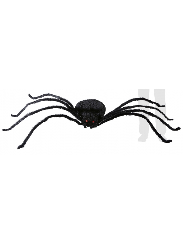 Araignée Géante XXL 220 cm : L'Horreur pour décoration Halloween