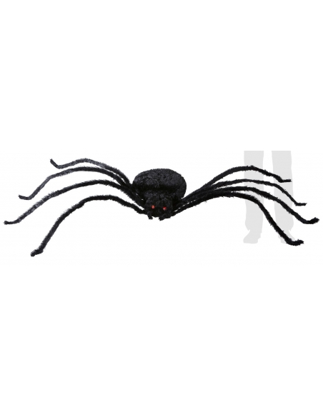 Araignée Géante XXL 220 cm : L'Horreur pour décoration Halloween