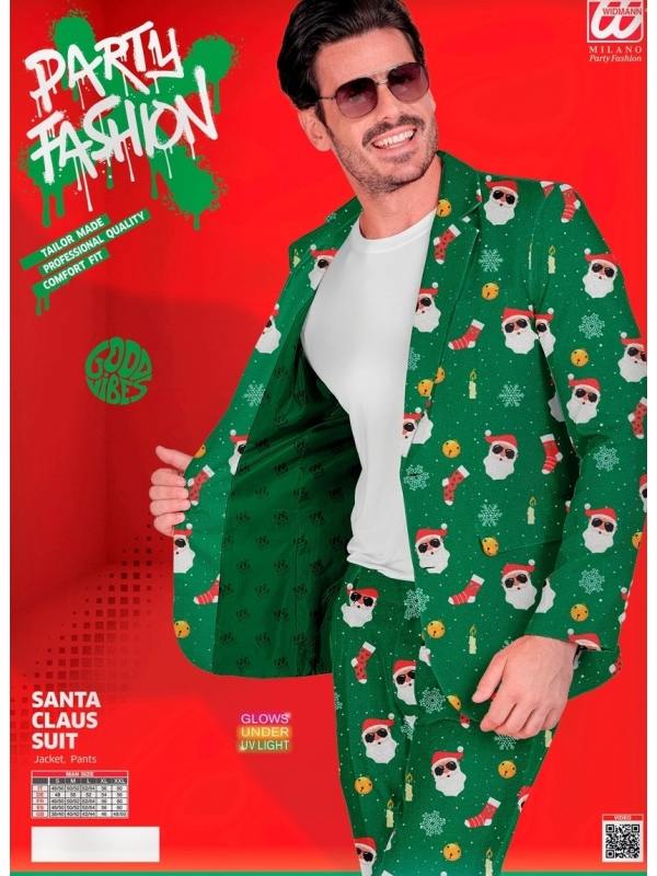 Costume Fantaisie noël haute qualité homme du S au XXL
