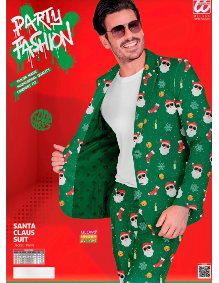 Costume Fantaisie noël haute qualité homme du S au XXL