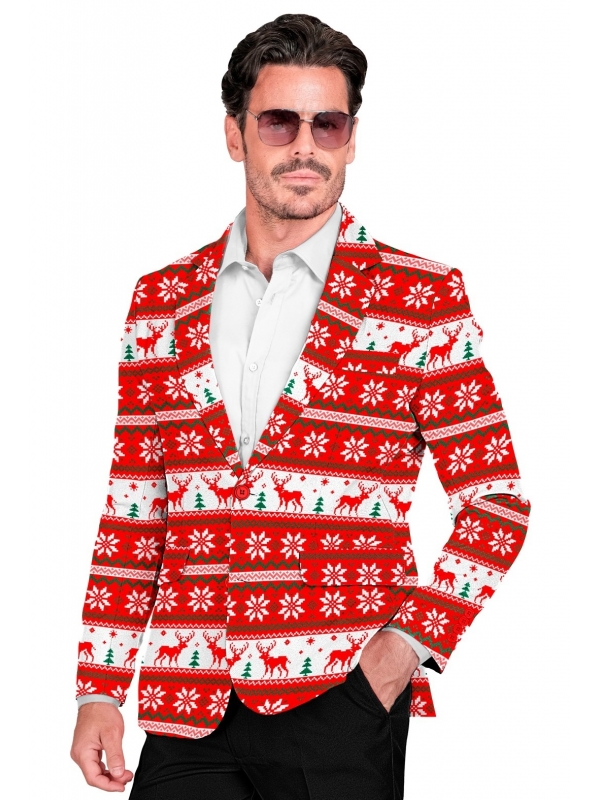 La veste sexy de Noël homme qui fait tourner les têtes - du S au XXL