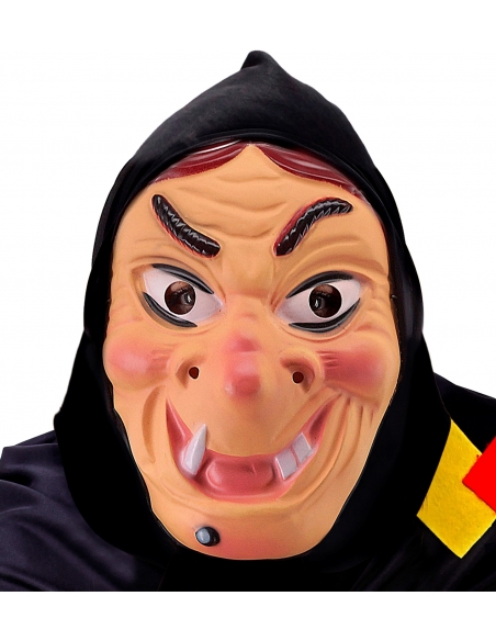 Masque de Sorcière Effrayante avec foulard
