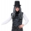 Gilet Gothique homme avec Jabot & Gemme