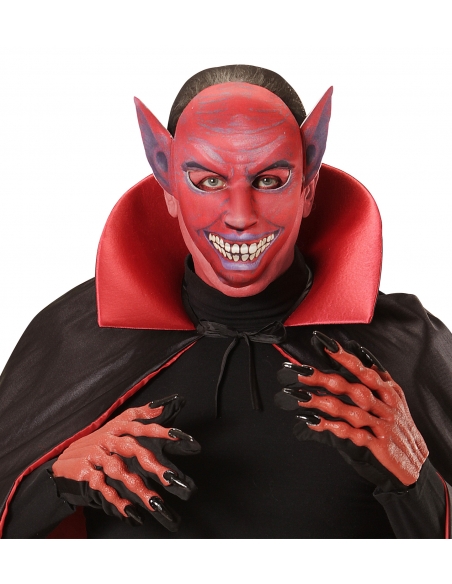 Masque démon en tissu pour Halloween