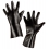 Gants noirs en aspect cuir pour enfants