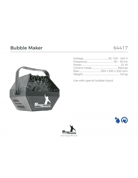 Machine à Bulles de Savon 22W : Créez une Ambiance Éblouissante